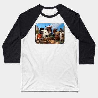 Animals of Geneva by Landseer Baseball T-Shirt